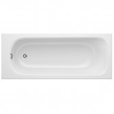 Trojan Derwent Rectangular Single Ended Bath with Twin Grip 1600mm x 700mm - 0 Tap Hole