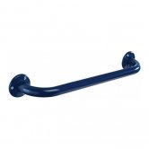 Twyford Doc M Support Grab Rail Exposed Fittings 600mm Length - Blue