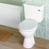 Twyford Option Close Coupled Toilet WC 6/4ltr Lever Cistern - Standard Seat