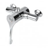Twyford Sola Thermostatic Exposed Shower Valve with Top Outlet - Chrome
