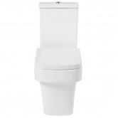Verona Avenue Close Coupled Toilet Push Button Cistern - Soft Close Seat