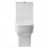Verona Bella Close Coupled Toilet with Push Button Cistern - Soft Close Seat