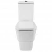 Verona Cubix Close Coupled Flush to Wall Toilet with Cistern - Soft Close Seat