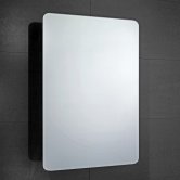 Verona Scholes 1-Door Mirrored Bathroom Cabinet 500mm Wide - Stainless Steel