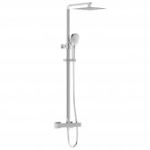 Vitra AquaHeat Bliss S 230 Thermostatic Bar Mixer Shower with Shower Kit + Fixed Head - Chrome
