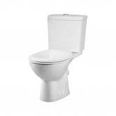 Vitra Layton Close Coupled Toilet Push Button Cistern - Soft Close Seat