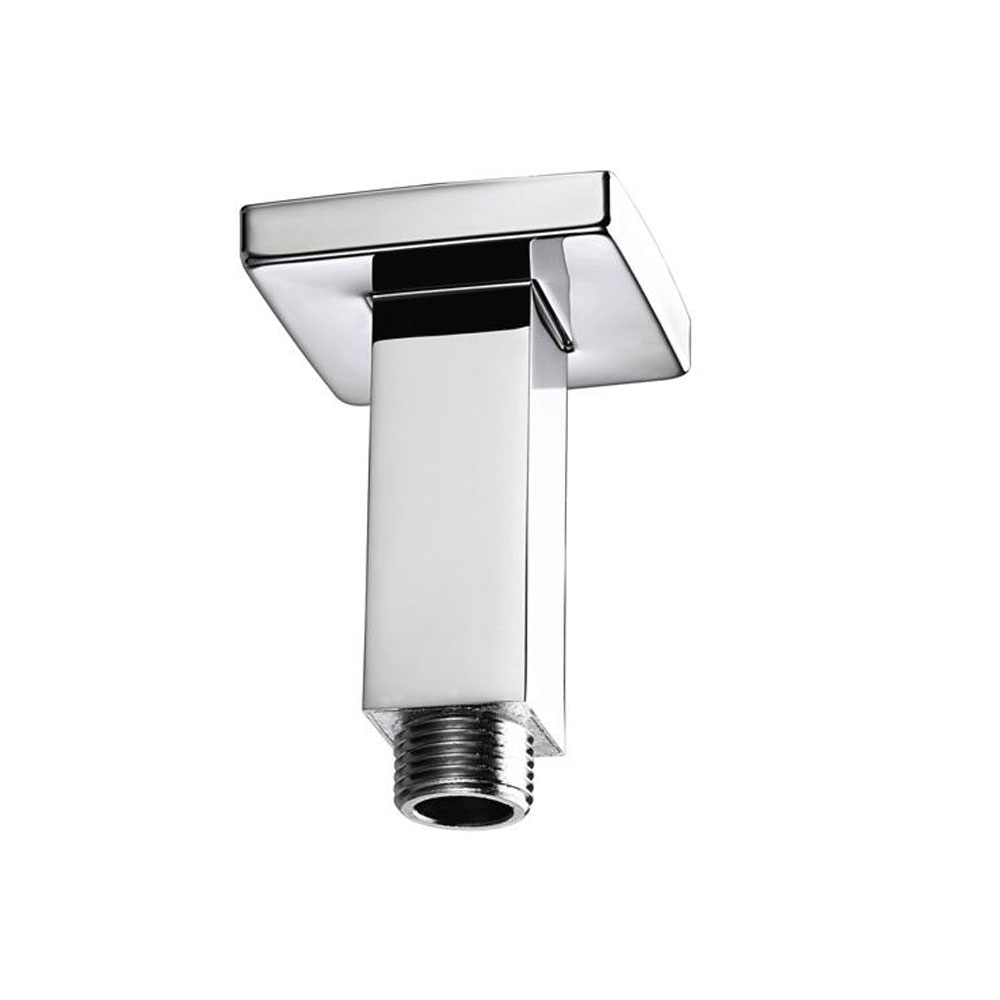 Bristan Square Ceiling Mounted Shower Arm 75mm Length - Chrome