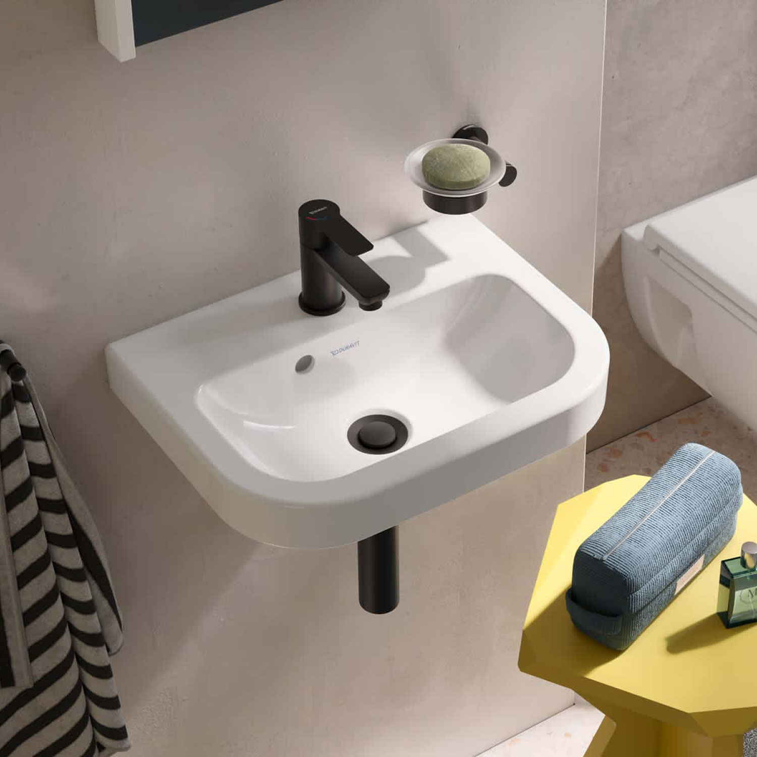 Duravit D-Code Wall Hung Basin | 23986500002 | 650mm | 1TH