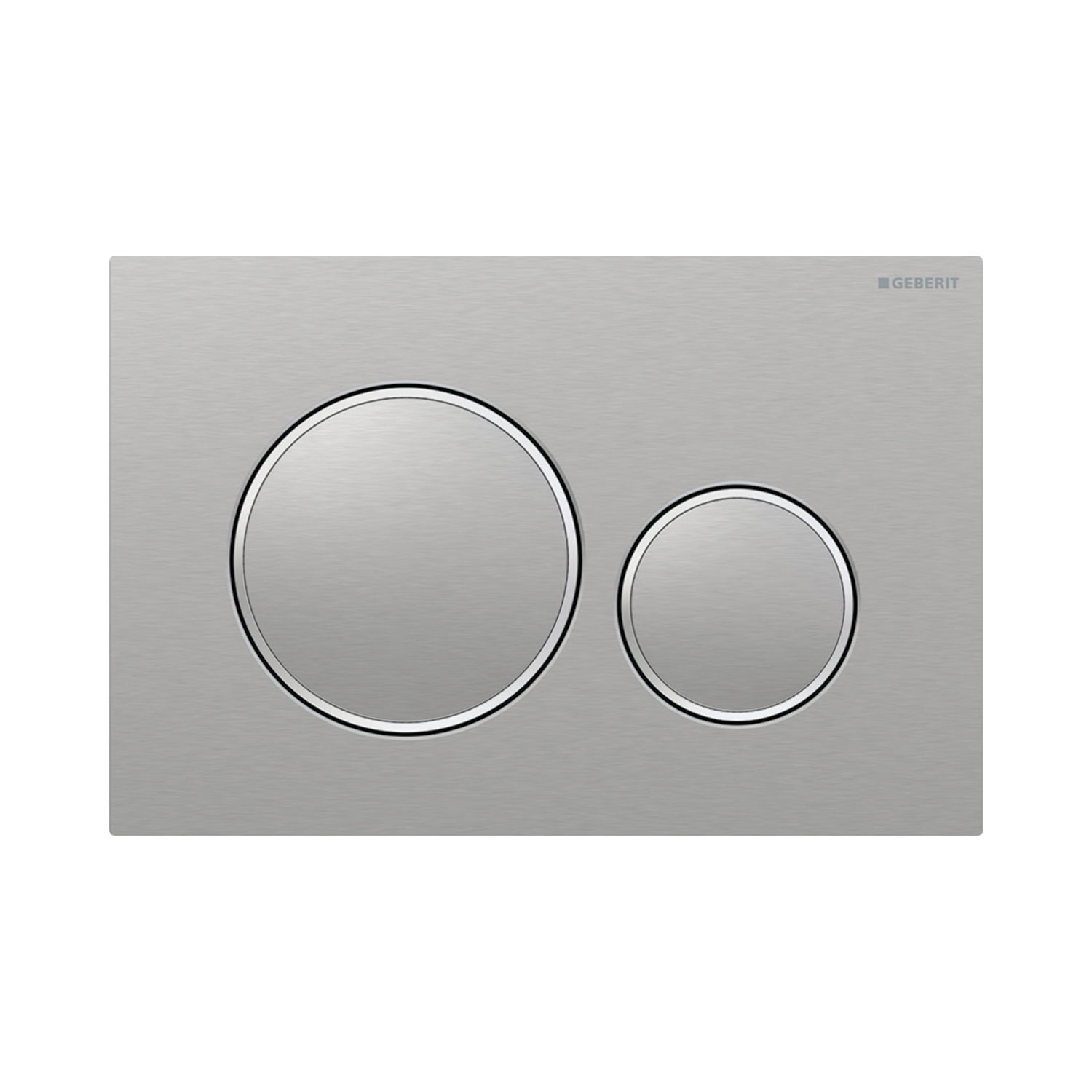 Geberit Sigma20 Dual Flush Plate Brushed Stainless Steel