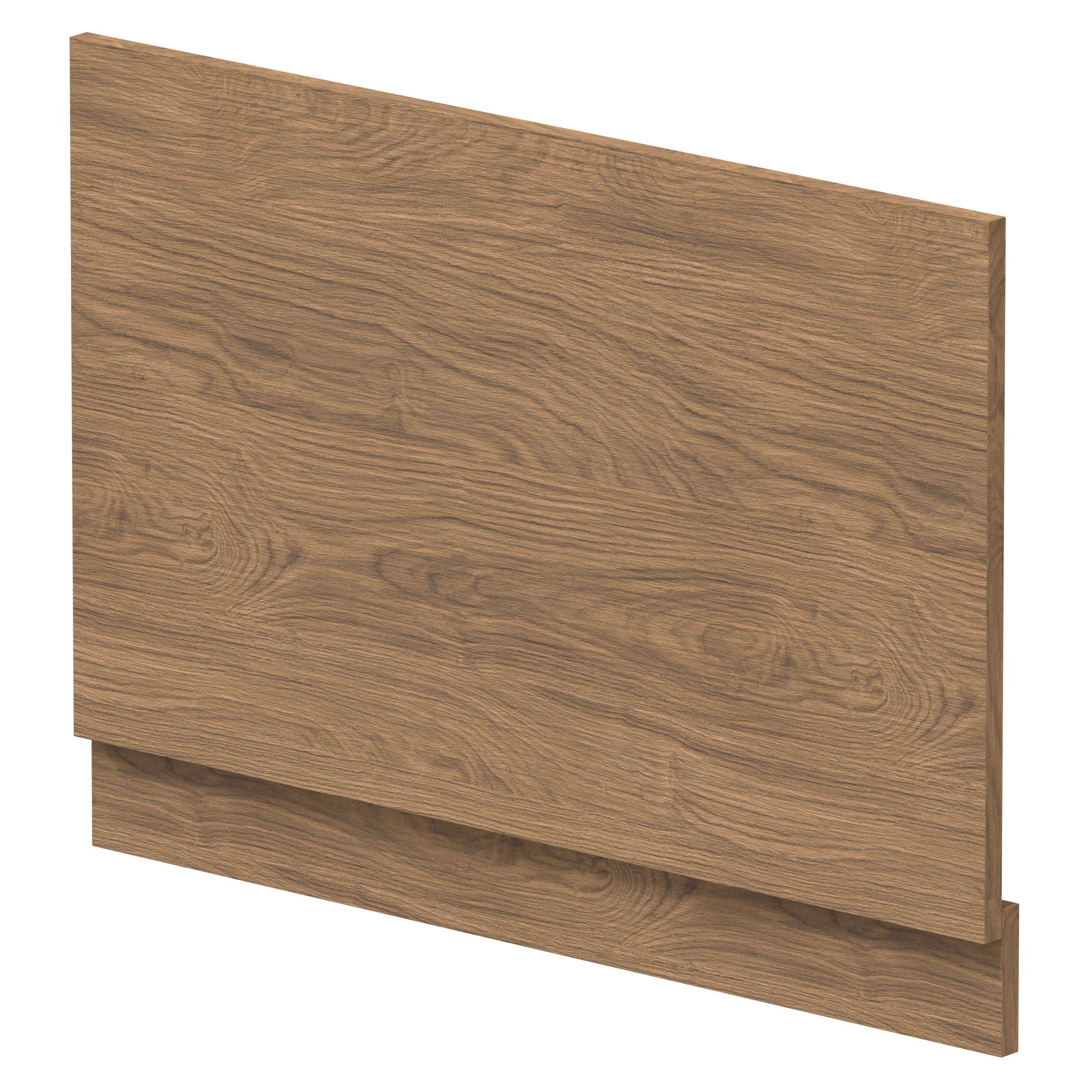 Hudson Reed Bath End Panel 560mm H x 800mm W - Antique Oak