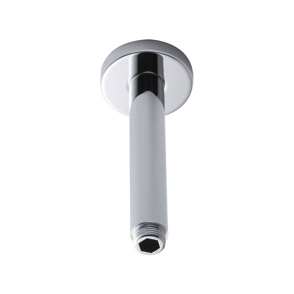 Hudson Reed Round Ceiling-Mounted Arm 160mm Length - Chrome