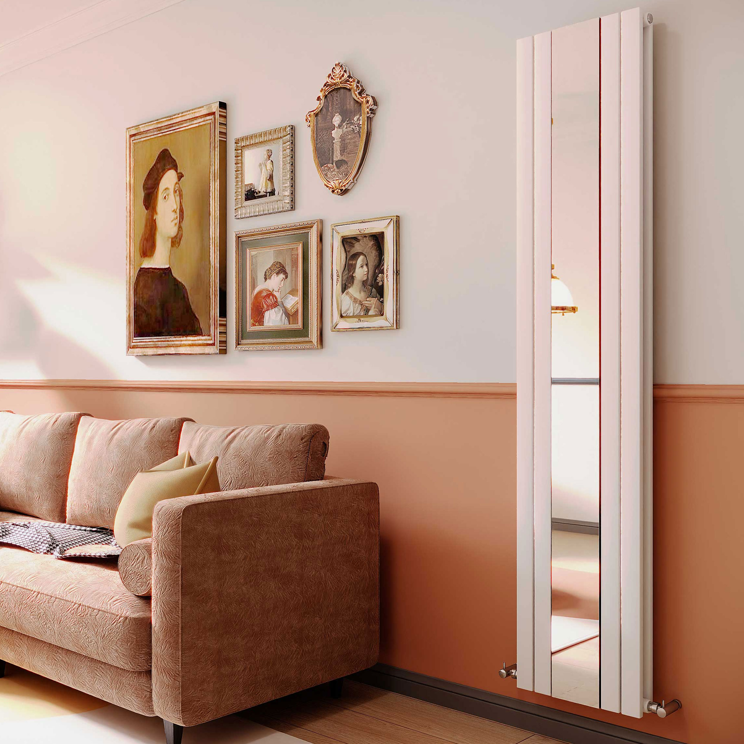 Hudson Reed Sloane Mirror Vertical Designer Radiator Options