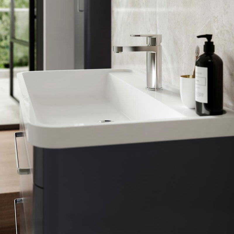 Hudson Reed Solar Vanity Unit 800mm SOL304 Indigo Blue