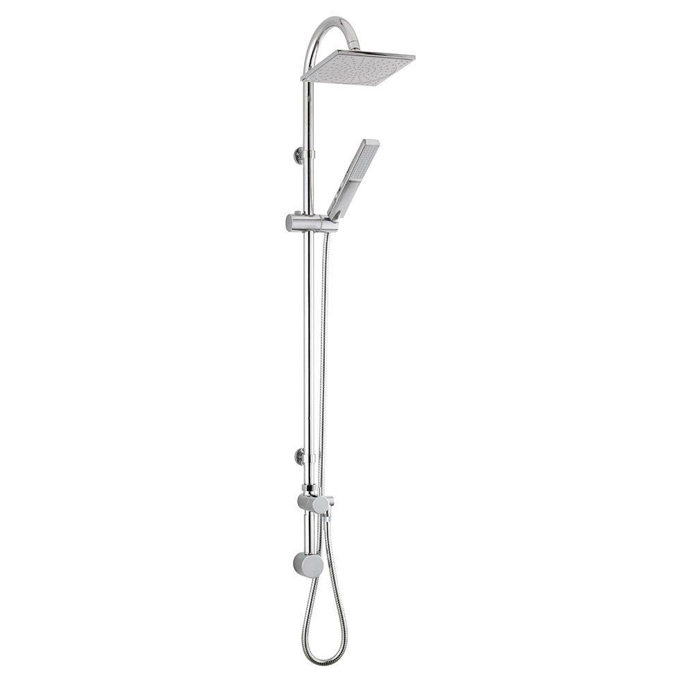 Hudson Reed Rigid Riser Shower Kit A3116 Modern White