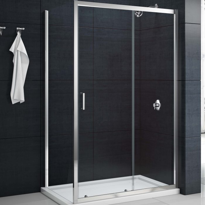 Merlyn Mbox Side Panel 700mm Wide - 6mm Glass