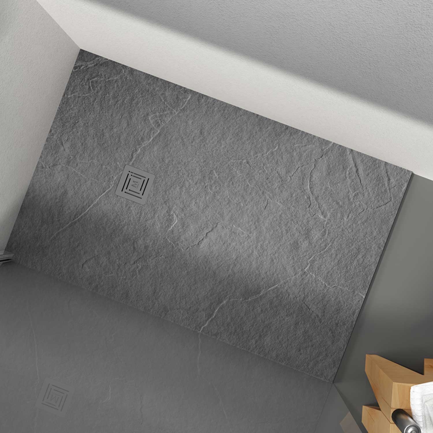 Merlyn TrueStone Rectangular Shower Tray 1700mm x 900mm T179RTF