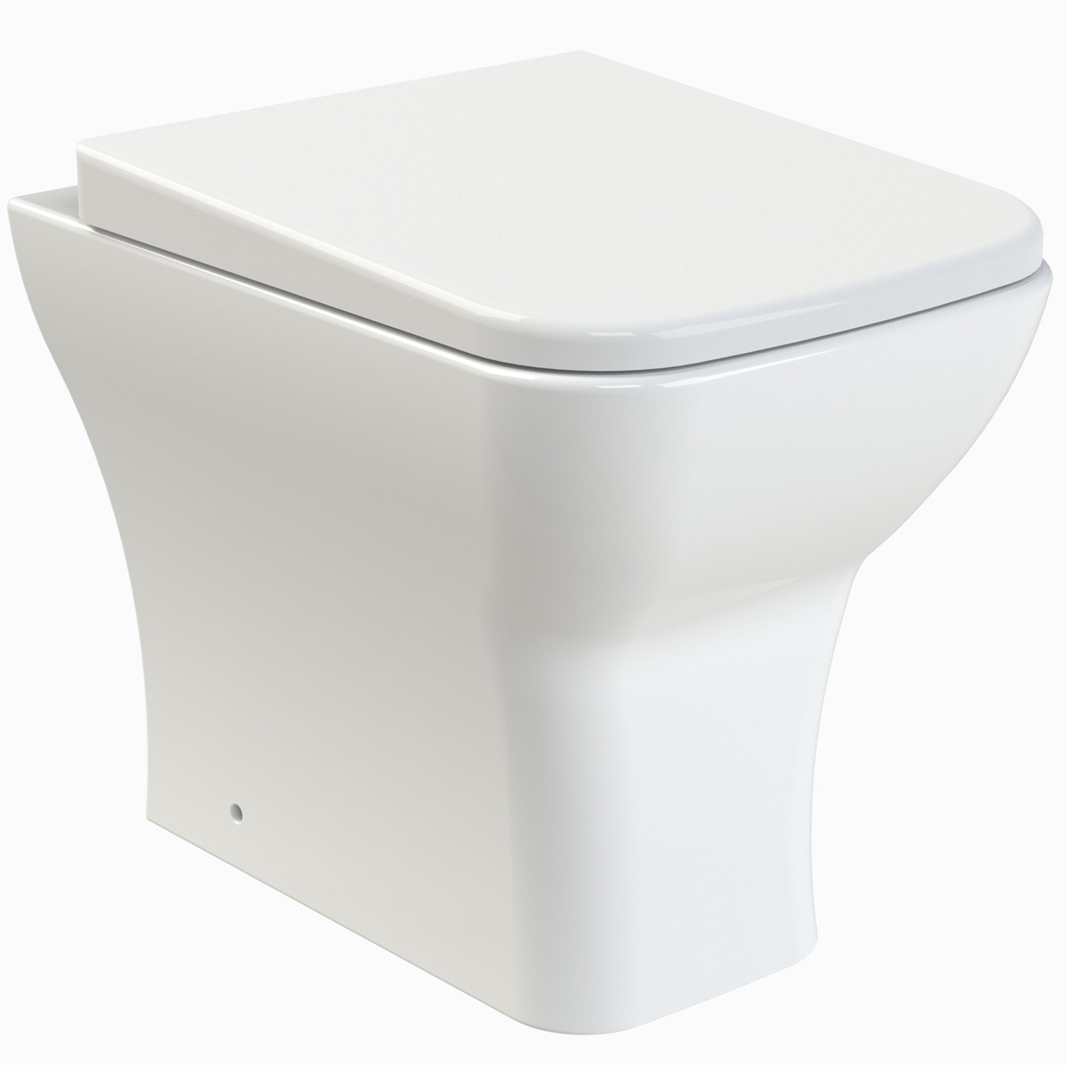 Nuie Ava Rimless Back to Wall Toilet Pan 500mm Projection Soft Close