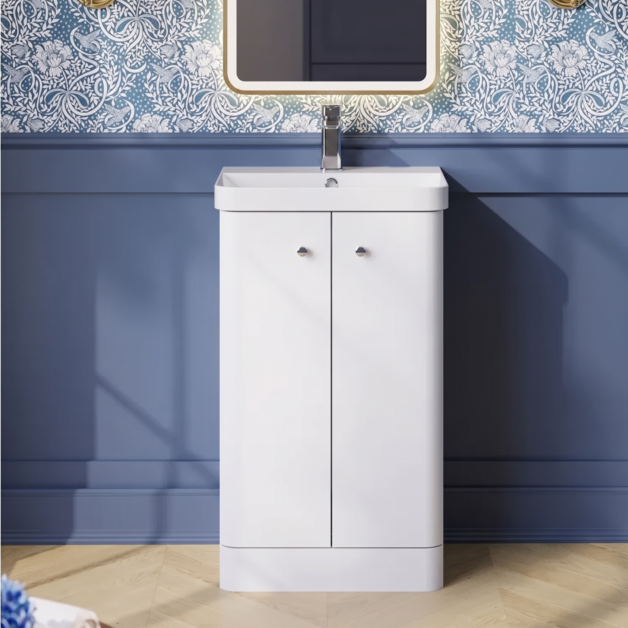 Nuie Core 500mm 2-Door Floor Standing Vanity Unit | 3 Options