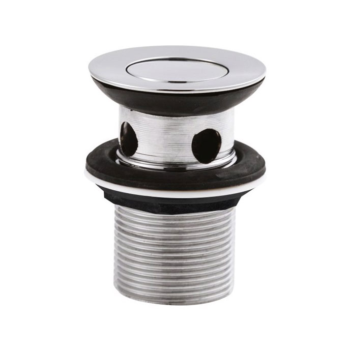 Nuie Flip To Basin Waste Chrome - Slotted