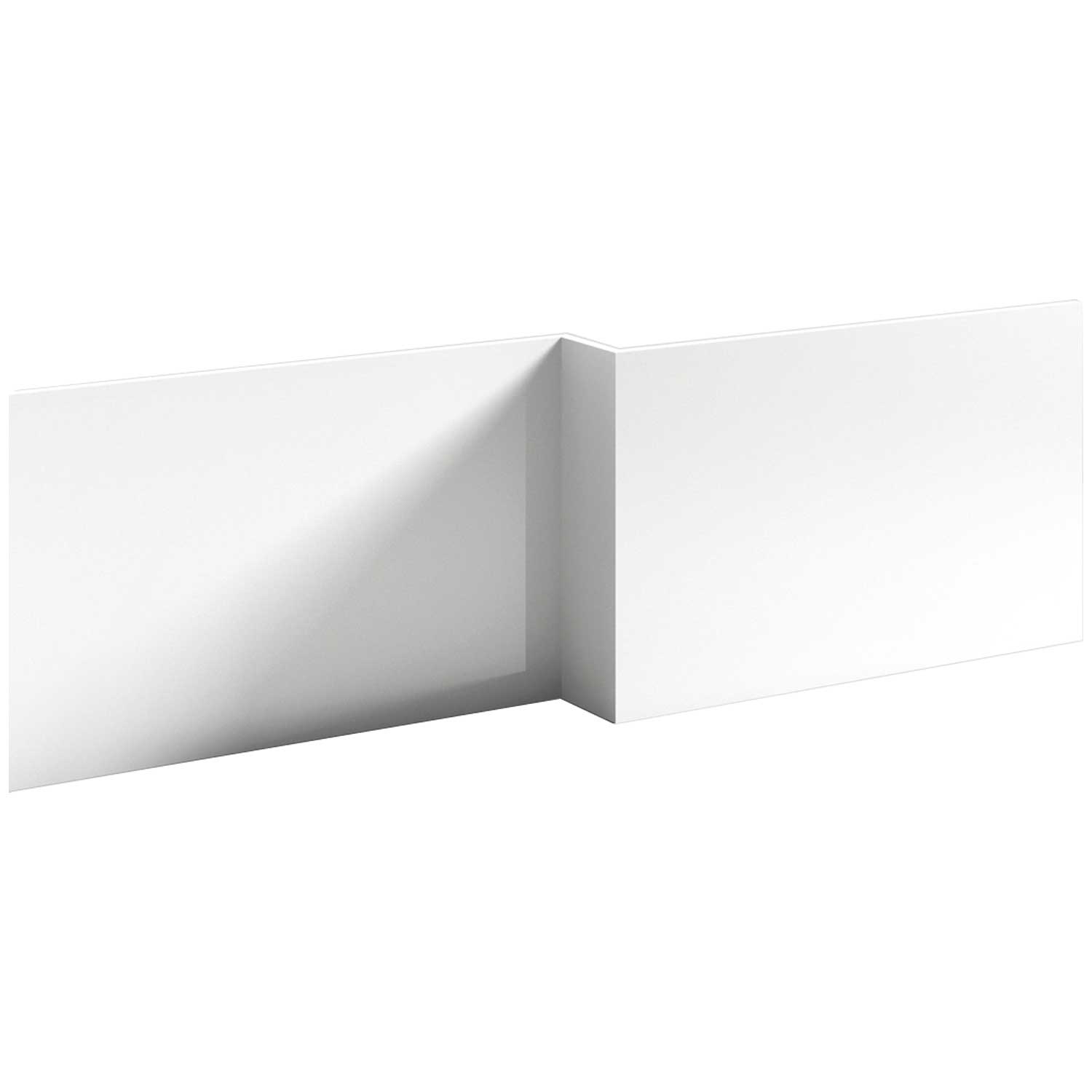 Nuie L Shaped Shower Bath Front Panel 500mm H X 1700mm W Acrylic Ebay