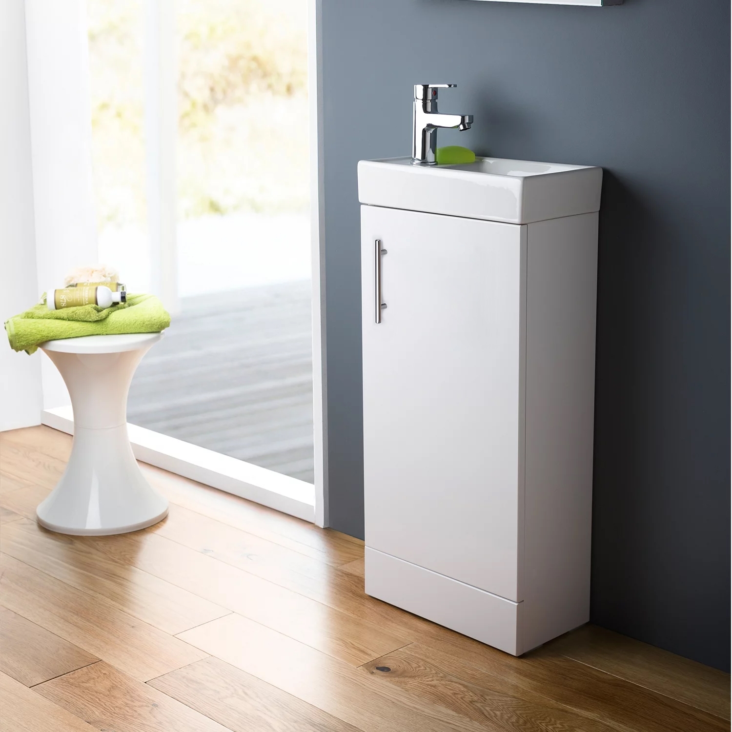 Premier Minimalist Vanity Unit | 390mm | Floor Mounted | NVX192