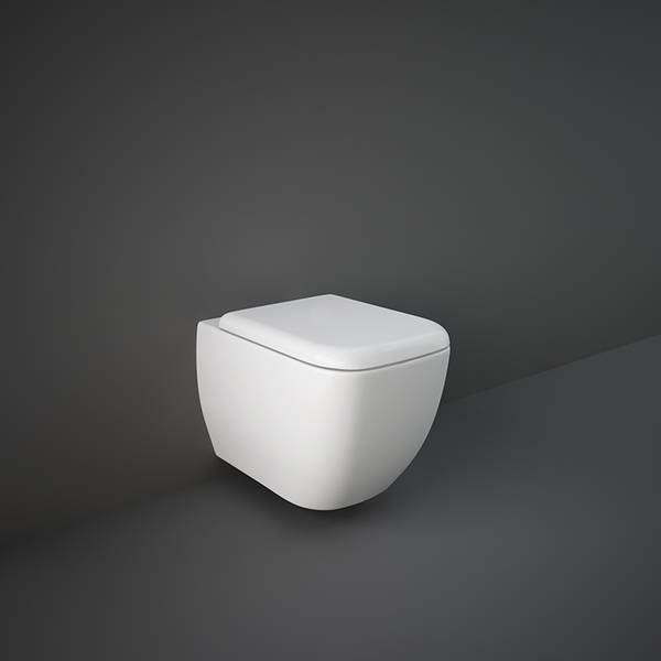 RAK Ceramics Metropolitan Quick Release Wrap Over Soft Close Urea Toilet Seat White