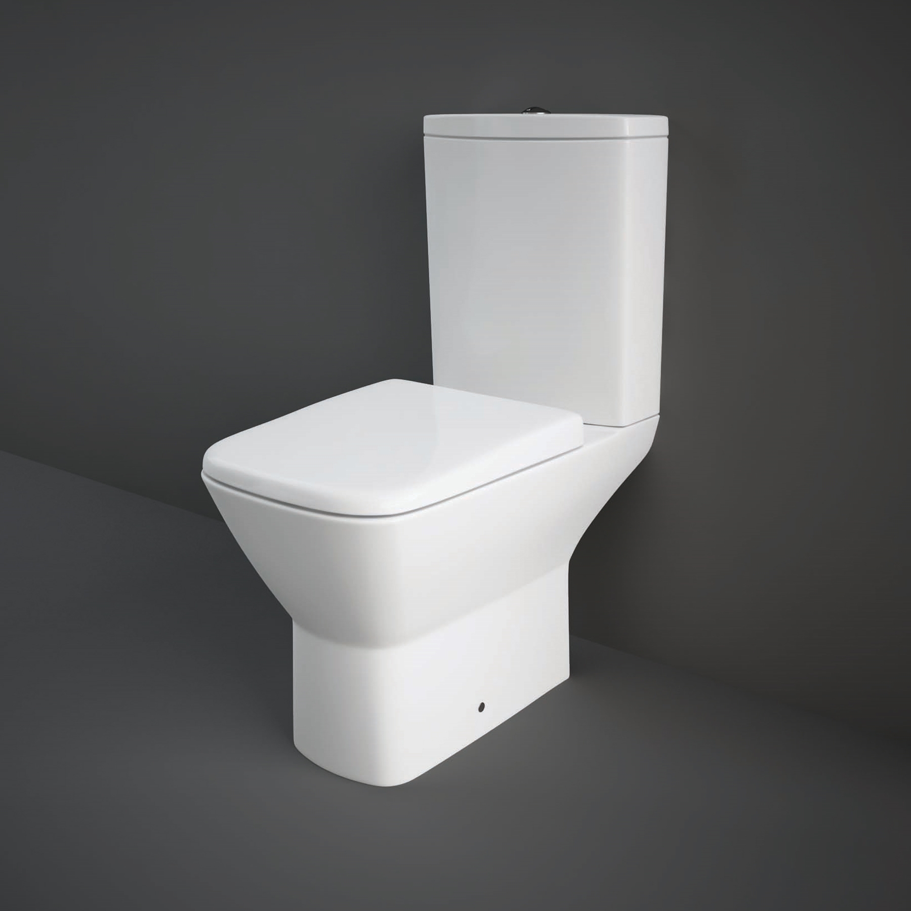 RAK Summit Close Coupled Toilet with Push Button Cistern Soft Close