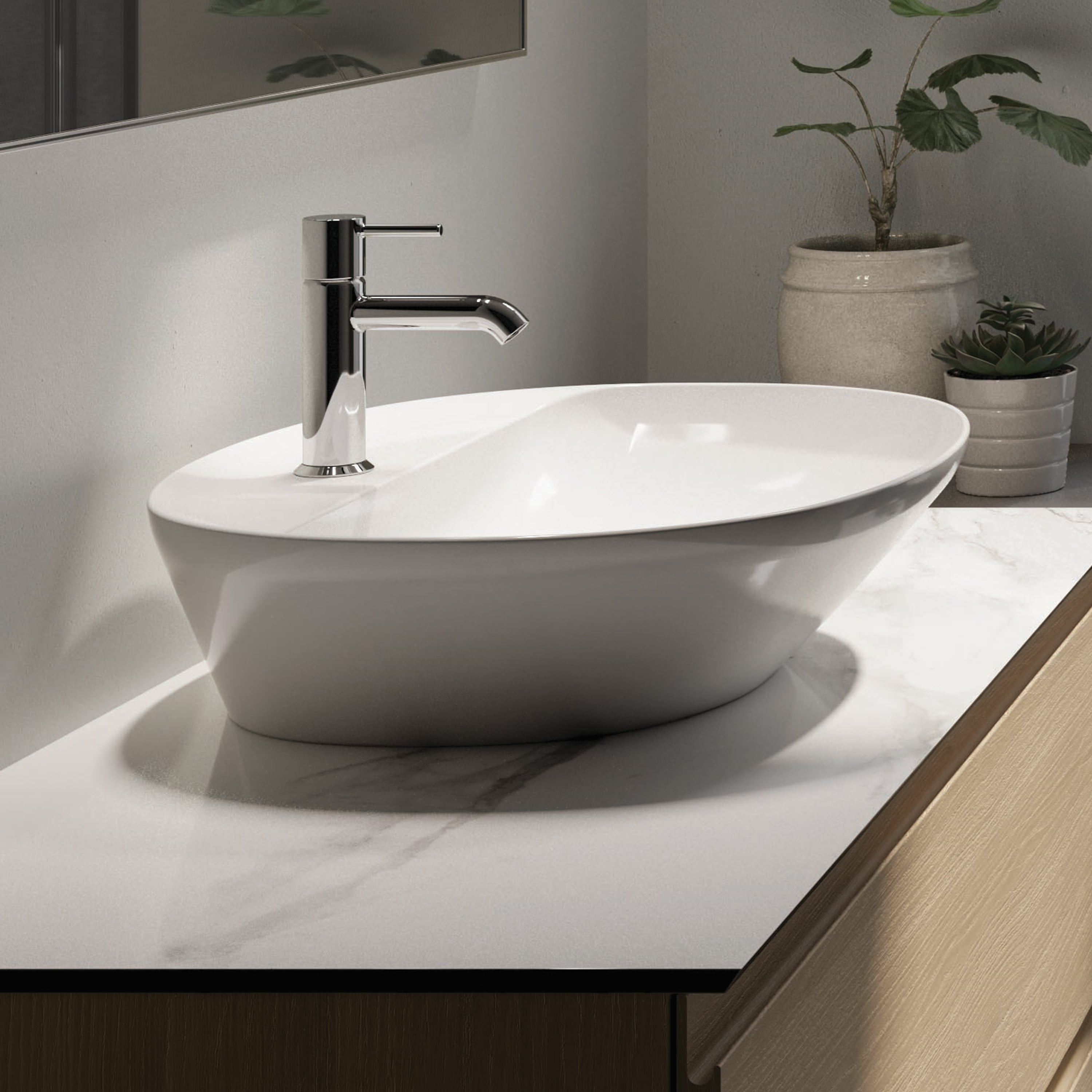 RAK Ceramics Variant Basin | VARCT36001AWHA | 600mm | 1TH