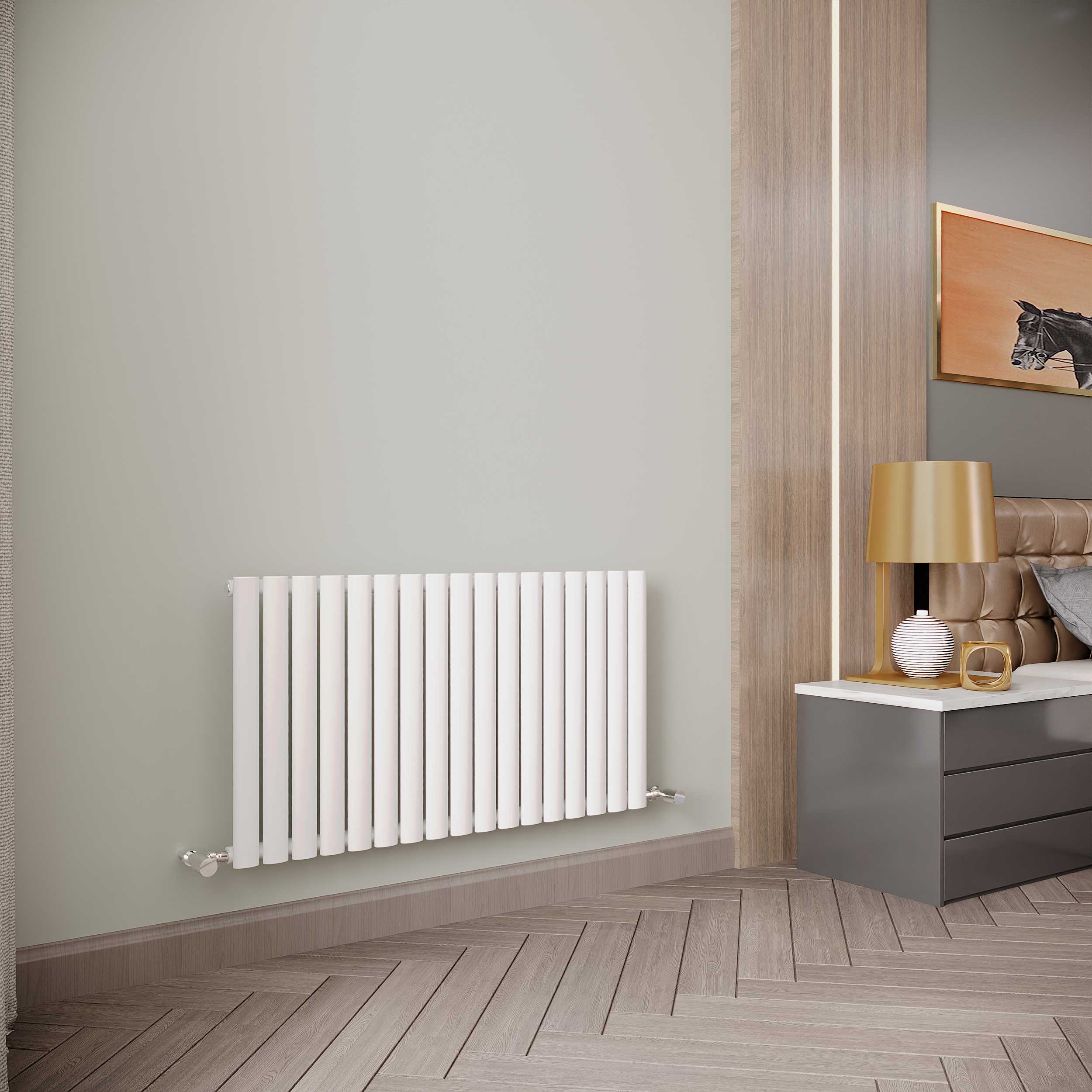 Reina Neva Designer Radiator | RND-HNV17 | 550mm x 1003mm | White