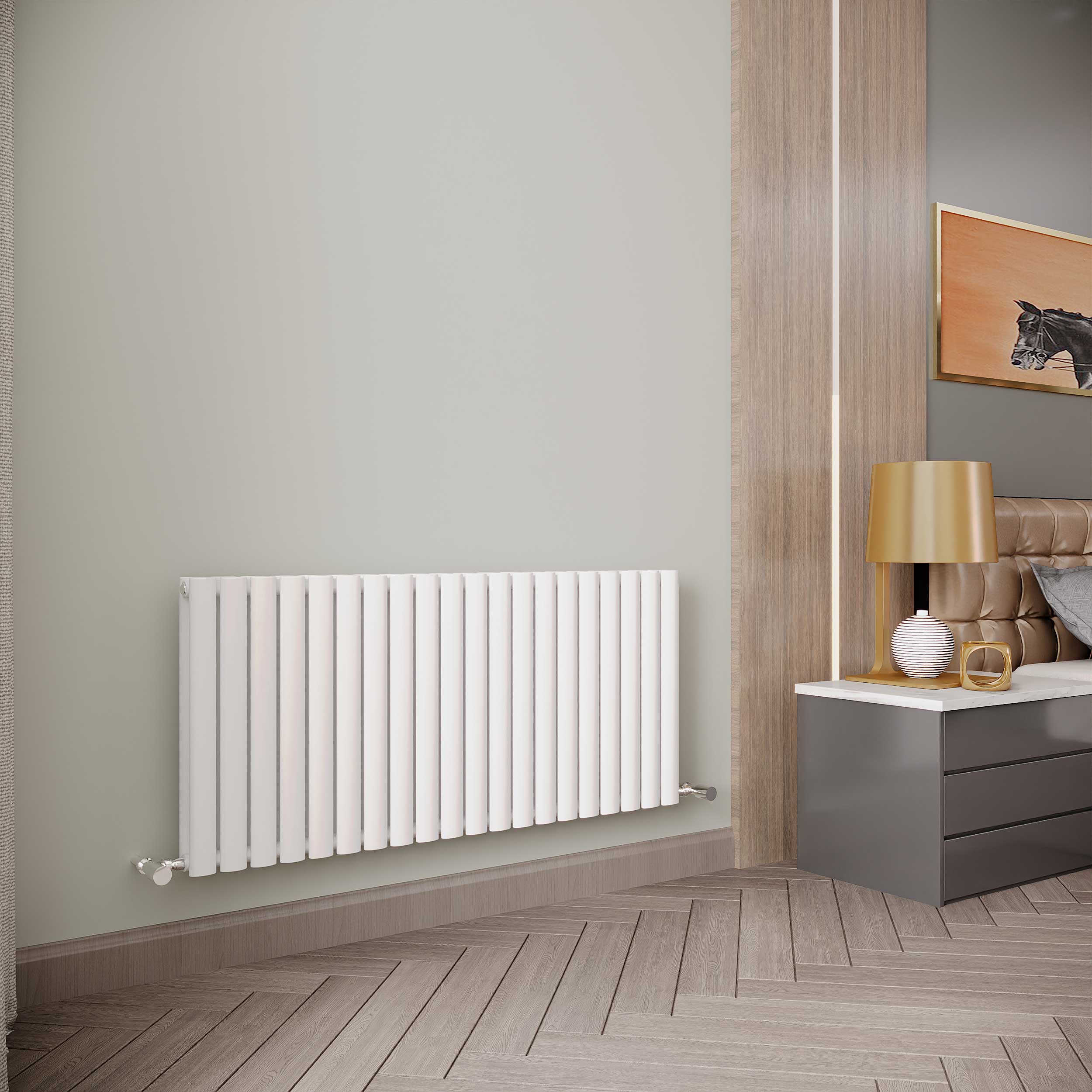 Reina Neva Designer Radiator | RND-HNV20D | 550mm x 1180mm | White
