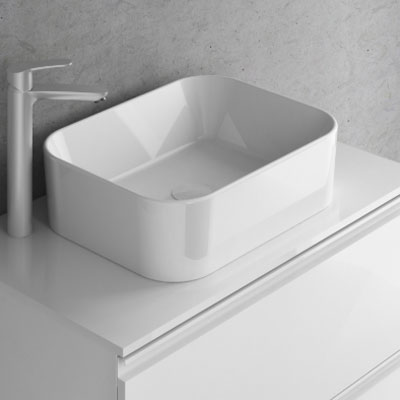 Royo Vida Worktop 800mm Wide - Gloss White