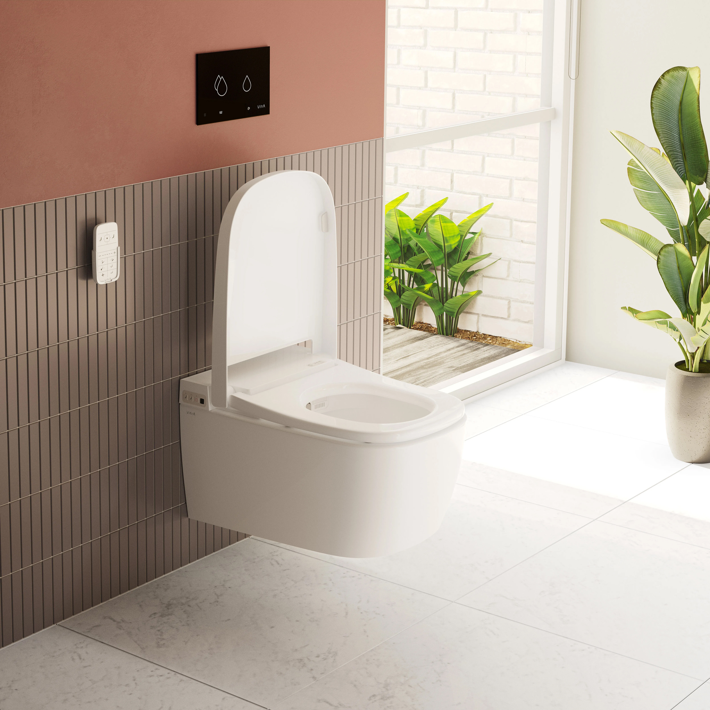 Vitra V-Care Toilet | 5674B003-6103 | Wall Hung | White