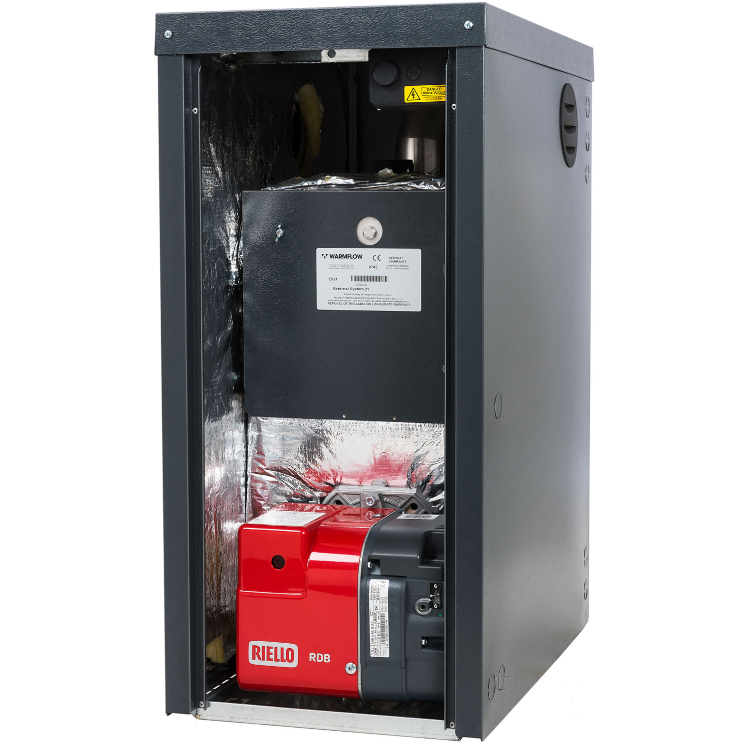 Warmflow Agentis Condensing Conventional Boiler E44 Oil External