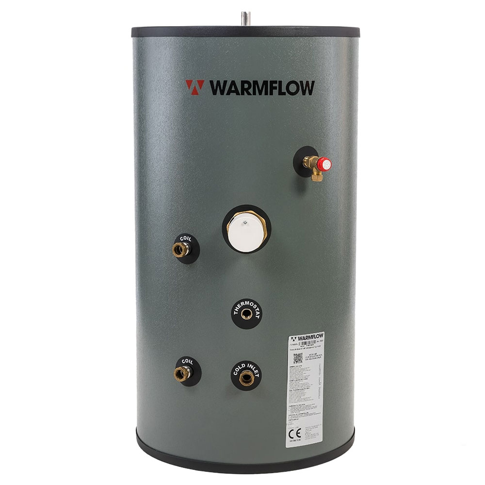 Warmflow Nero Unvented Hot Water Cylinder | IN170UV | Indirect | 170L