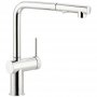 Abode Fraction Pull Out Kitchen Sink Mixer Tap - Chrome