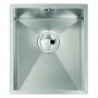 Abode Matrix R0 1.0 Bowl Undermount Kitchen Sink 380mm L x 438mm W - Stainless Steel