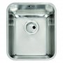Abode Matrix R50 1.0 Bowl Undermount Kitchen Sink 370mm L x 430mm W - Stainless Steel