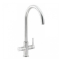 Abode Puria Aquifier Kitchen Sink Mixer Tap - Brushed Nickel
