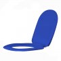 AKW Ergonomic Soft Close Toilet Seat including Cover - Blue