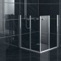 AKW Larenco Care Fixed Panel Bi-Fold Shower Door 900mm Wide Non-Handed