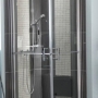 AKW Larenco Duo Shower Door Only 900mm Wide Non Handed
