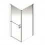 AKW Larenco Duo Hinged Door Square Shower Enclosure 820mm x 820mm - 6mm Glass