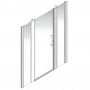 AKW Larenco Alcove Full Height Extended Shower Door 1800mm Wide - Non Handed