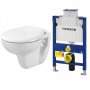 AKW Livenza Wall Hung Toilet Geberit Duo Fixing Frame with Concealed Cistern