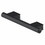 AKW Onyx Straight Grab Rail 450mm Length - Black