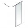 AKW Option HF Shower Screen 650mm Wide - Non Handed