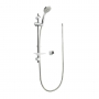 AKW Standard Shower Kit with Rail and 1.5m Hose - Chrome