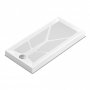 AKW Sulby 2 Square Shower Tray with Gravity Waste 800mm x 800mm