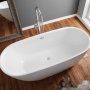 April Harrogate Contemporary Freestanding Bath 1500mm x 700mm - Acrylic
