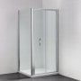 April Identiti Extended Bi-Fold Shower Door 1200mm Wide - 6mm Glass